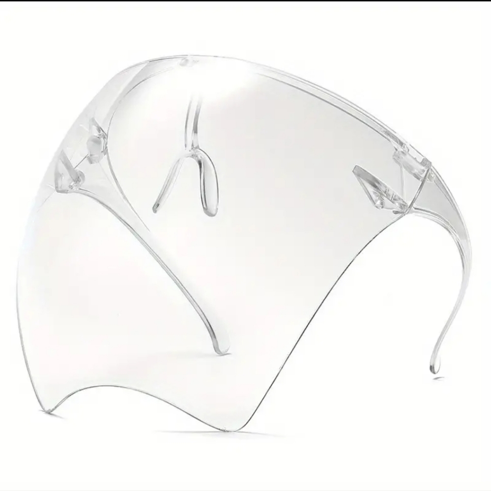 Unisex Shaped Full Coverage Clear Transparent Face Sheild